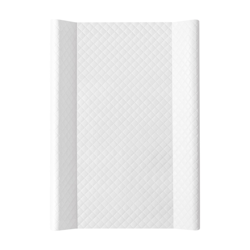 CebaBaby - Aankleedkussen met vast bord tweezijdig COMFORT 50x70 cm wit