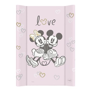 CebaBaby - Aankleedkussen met vast bord tweezijdig DISNEY 50x70 cm roze