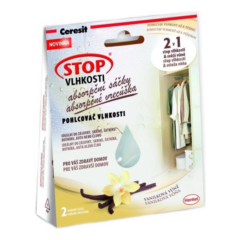 Ceresit - Vochtabsorberende zakjes 2x 50 g vanille