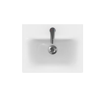 Cersanit K116-009 - Inbouwwastafel MODUO 40x50 cm keramiek/glanzend wit