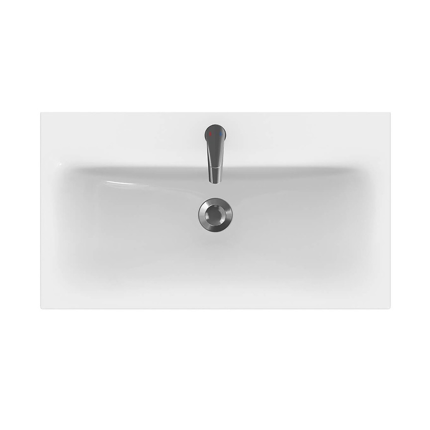 Cersanit K116-013 - Inbouw wastafel MODUO 45x80 cm keramiek/glanzend wit