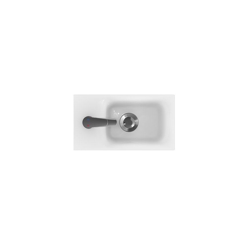 Cersanit K116-016 - Lavabo à encastrer MODUO 22x40 cm céramique/blanc brillant