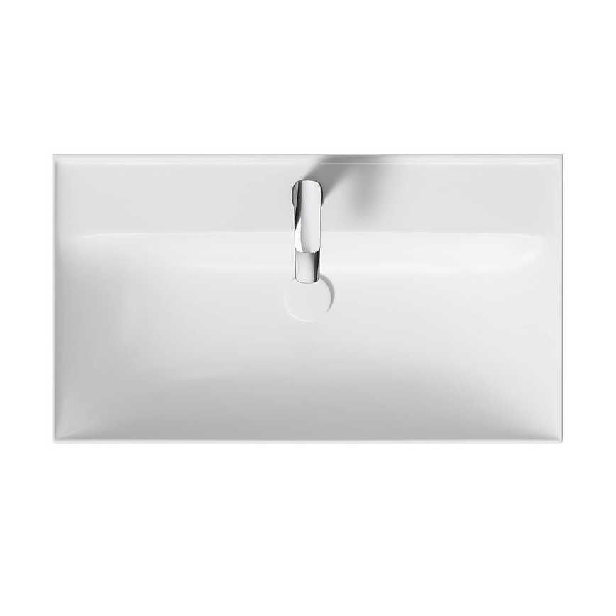 Cersanit K120-010 - Inbouwwastafel LARGA 46x80,5 cm keramiek/glanzend wit