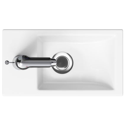 Cersanit K32-001-BOX - Wastafel opbouw/hangend COMO 22x40 cm keramiek/glanzend wit