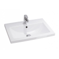 Cersanit K32-003-BOX - Wastafel voor op het blad/wandgemonteerd COMO 45x60 cm keramiek/glanzend wit