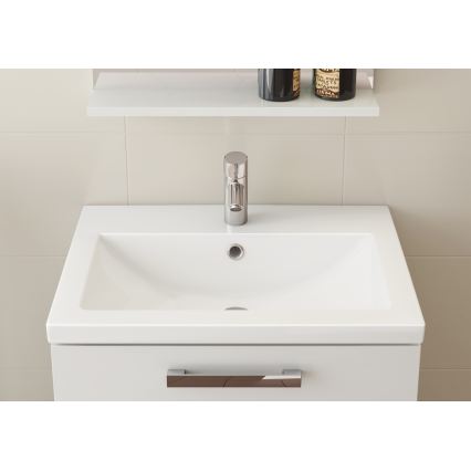 Cersanit K32-004-BOX - Lavabo encastré COMO 45x80 cm céramique/blanc brillant