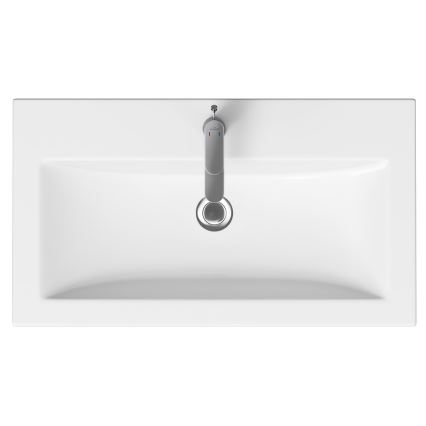 Cersanit K32-004-BOX - Lavabo encastré COMO 45x80 cm céramique/blanc brillant