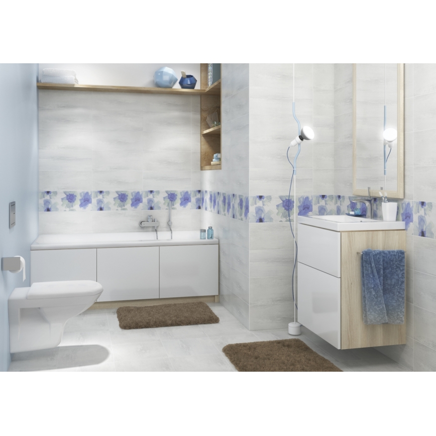 Cersanit K32-004-BOX - Wastafel voor op het blad/wandgemonteerd COMO 45x80 cm keramiek/glanzend wit
