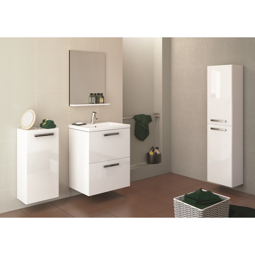 Cersanit K32-004-BOX - Wastafel voor op het blad/wandgemonteerd COMO 45x80 cm keramiek/glanzend wit
