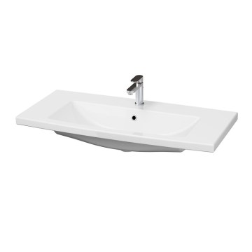 Cersanit K32-016-EX1 - Lavabo encastré COMO 45x100 cm céramique/blanc brillant