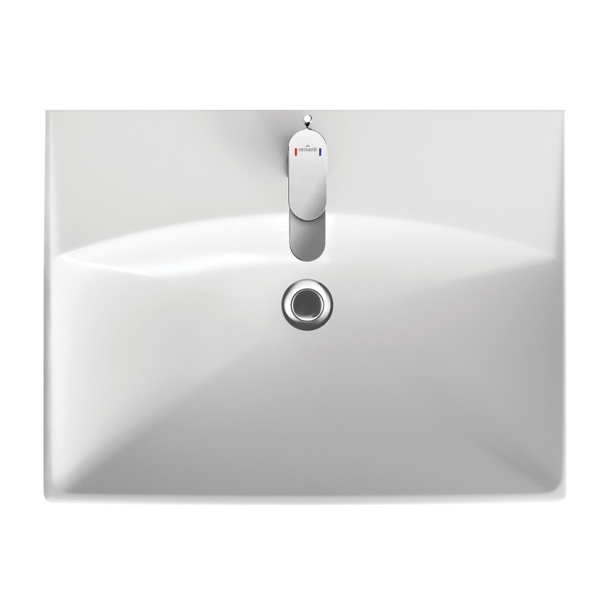Cersanit K35-006 - Inbouwwastafel CITY 45x60 cm keramiek/glanzend wit