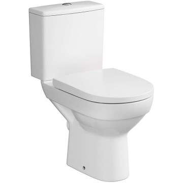 Cersanit K35-035 - Staande toilet met toiletzitting CITY keramiek/wit