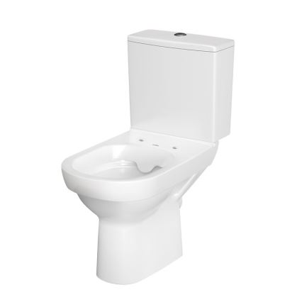 Cersanit K35-035 - Staande toilet met toiletzitting CITY keramiek/wit