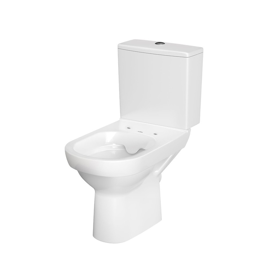 Cersanit K35-035 - Staande toilet met toiletzitting CITY keramiek/wit