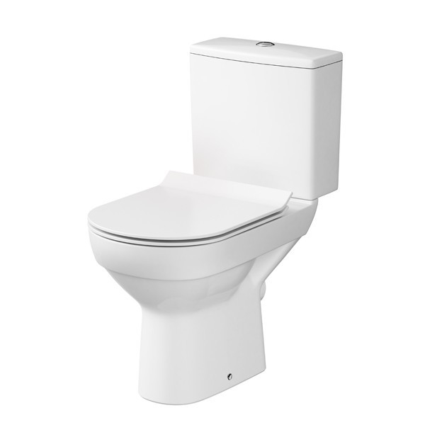 Cersanit K35-037 - Staand toilet CITY met toiletbril, keramiek/wit