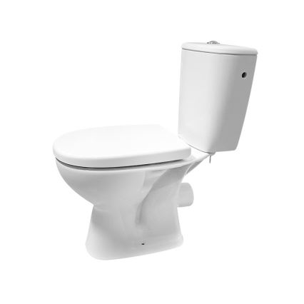 Cersanit K667-052 - Staand toilet met ARTECO-toiletzitting, keramiek/wit