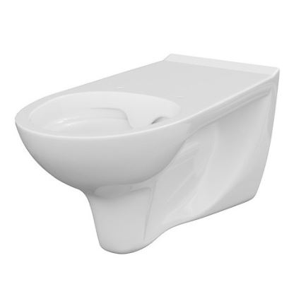 Cersanit K670-002 - Barrièrevrij hangend toilet ETIUDA keramiek/wit