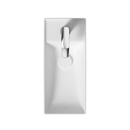 Cersanit K677-005 - Opbouwwastafel LARGA 22x50 cm keramiek/glanzend wit