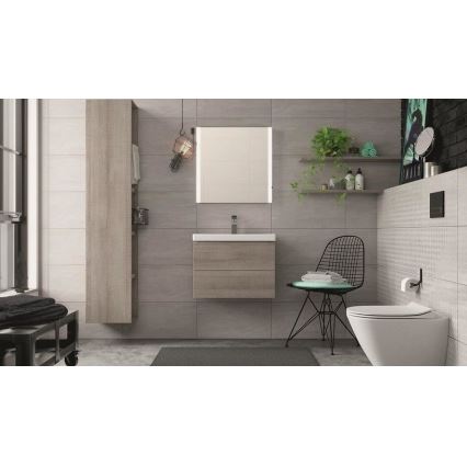 Cersanit K701-104 - Wandtoilet met toiletbril CITY OVAL keramiek/wit