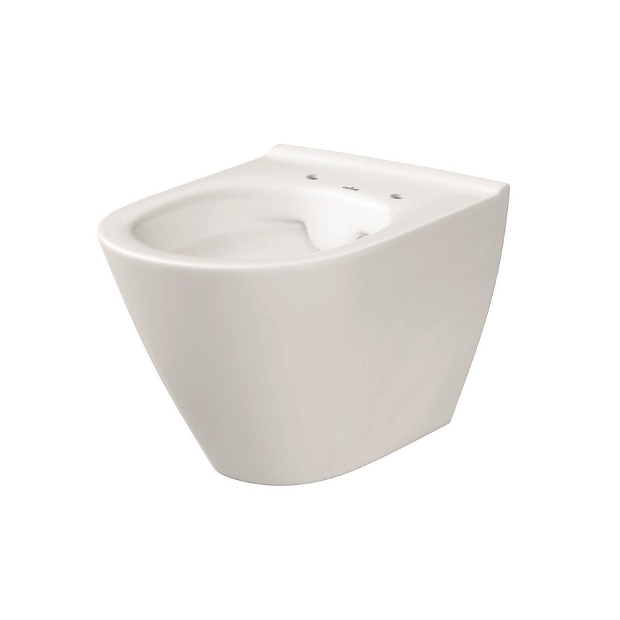 Cersanit K701-104 - Wandtoilet met toiletbril CITY OVAL keramiek/wit