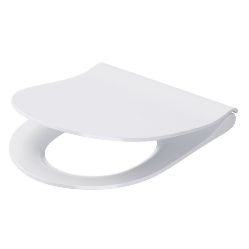 Cersanit K701-104 - Wandtoilet met toiletbril CITY OVAL keramiek/wit