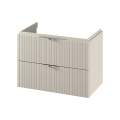 Cersanit S1015-003 - Meuble sous-vasque suspendu TIRSO 80x45 cm beige
