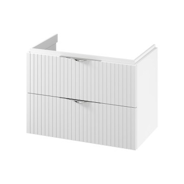 Cersanit S1015-004 - Wandhangend badkamermeubel voor onder de wastafel TIRSO 80x55x45 cm, wit