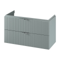 Cersanit S1015-012 - Hangend badkamermeubel voor onder de wastafel TIRSO 100x55x45 cm mintgroen