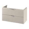 Cersanit S1015-013 - Hangende wastafelonderkast TIRSO 100x45 cm beige