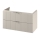 Cersanit S1015-013 - Meuble de salle de bains suspendu sous-vasque TIRSO 100x55x45 cm beige