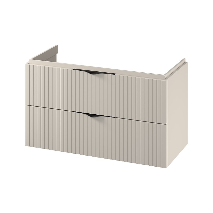 Cersanit S1015-013 - Hangende onderkast voor wastafel TIRSO 100x55x45 cm beige