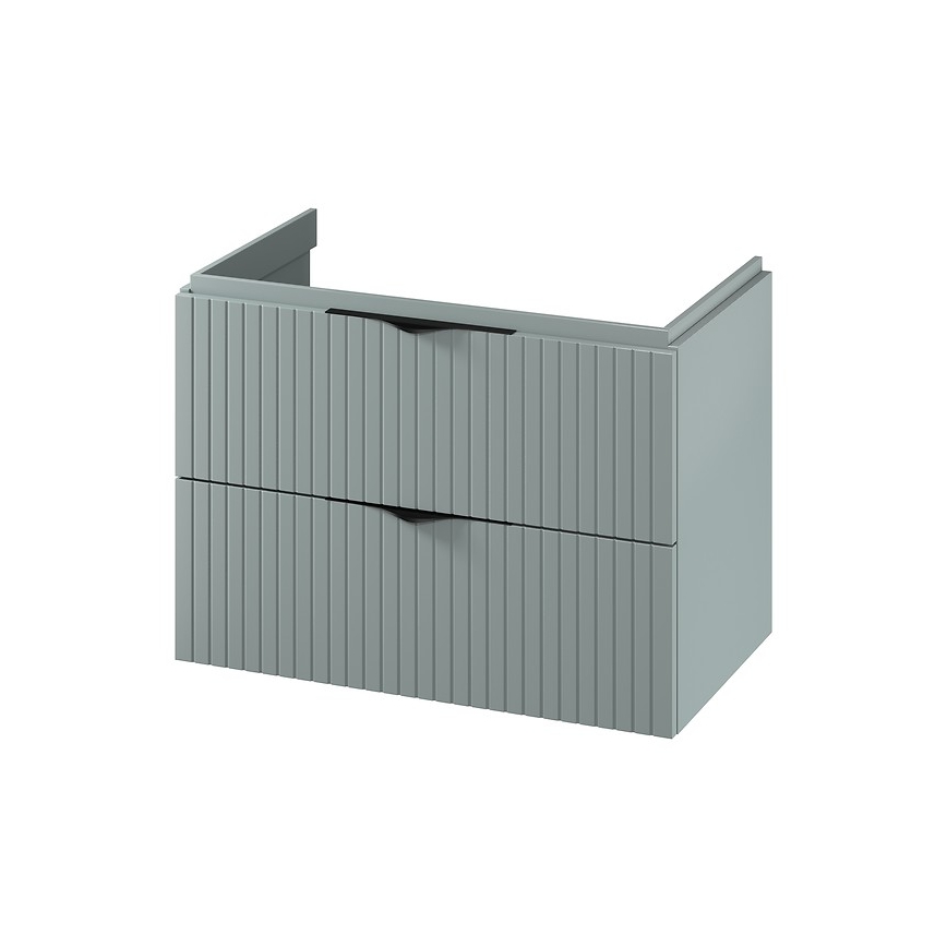 Cersanit S1017-001 - Hangende badkamerkast voor onder de wastafel TIRSO 80x55x45 cm mintgroen