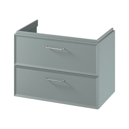 Cersanit S1017-004 - Meuble sous-vasque suspendu MILLE 80x55x45 cm menthe