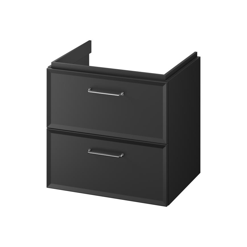 Cersanit S1021-002 - Meuble sous-vasque suspendu MILLE 60x45 cm noir
