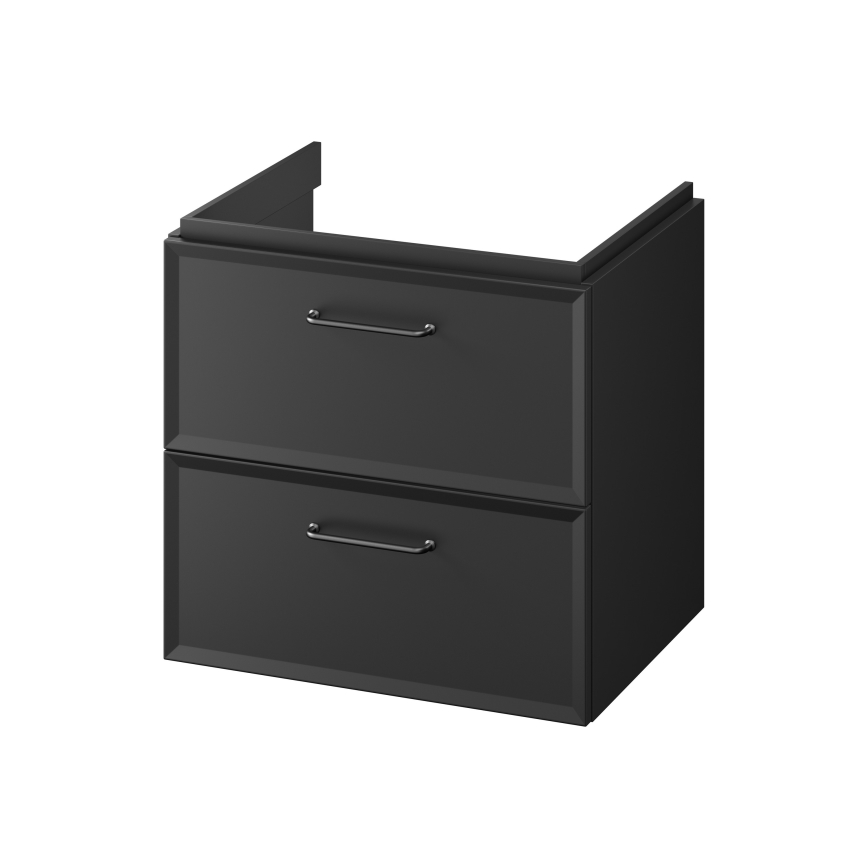 Cersanit S1021-002 - Meuble sous-vasque suspendu MILLE 60x45 cm noir