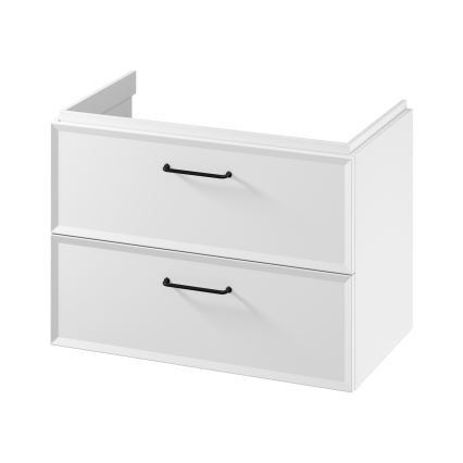 Cersanit S1021-004 - Meuble sous-vasque mural MILLE 80x55x45 cm blanc