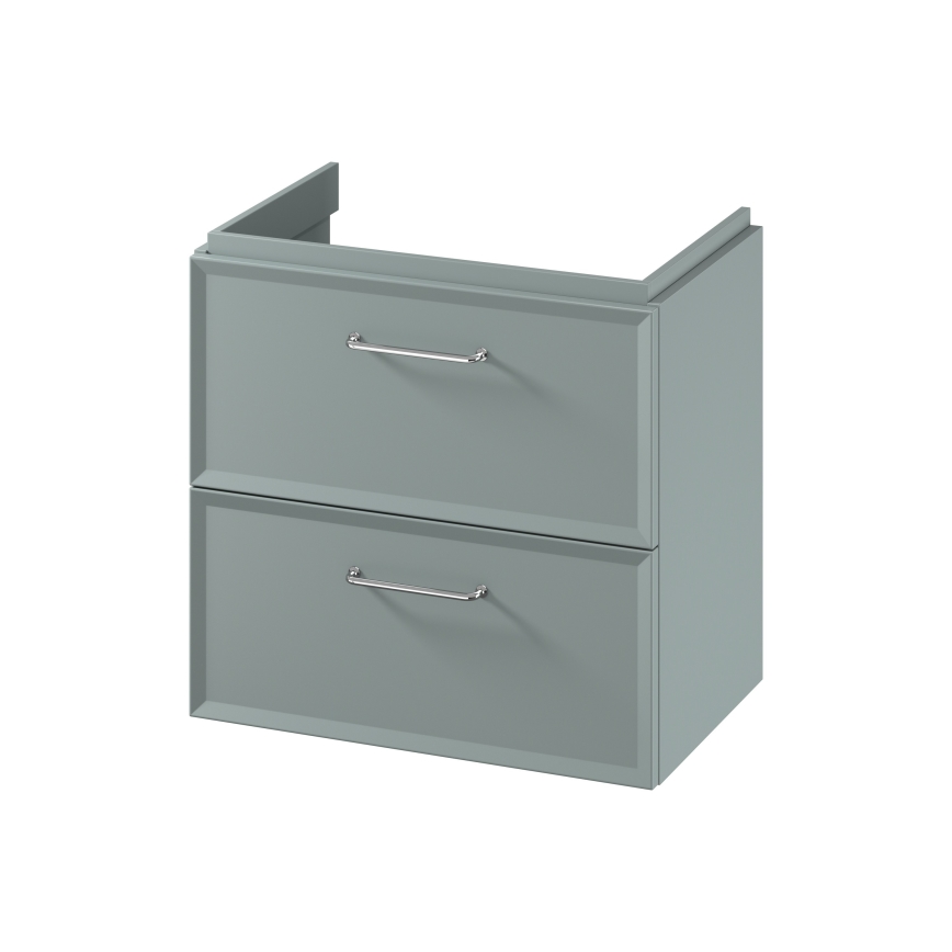 Cersanit S1021-009 - Hangend badkamermeubel onder de wastafel MILLE SLIM 60x38 cm mintgroen