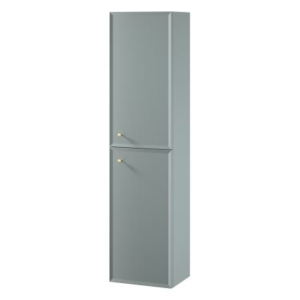 Cersanit S1021-012 - Wandgemonteerde badkamerkast MILLE 40x160x30 cm mintkleurig