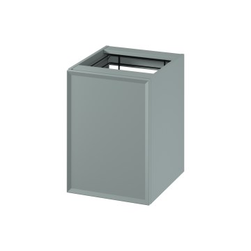 Cersanit S1022-010 - Hangende badkamerkast met wasmand MILLE 40x55x45 cm mintgroen