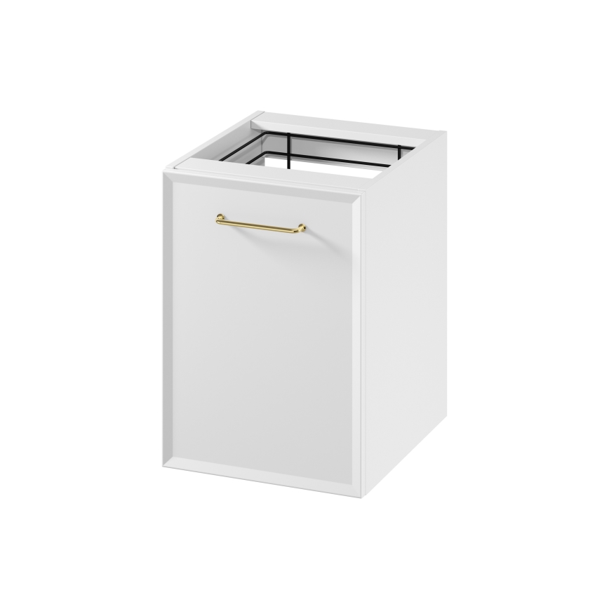 Cersanit S1022-011 - Hangende badkamerkast met wasmand MILLE 40x45 cm wit