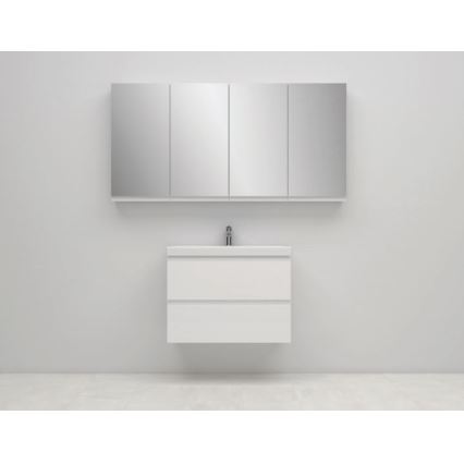 Cersanit S590-030 - Armoire de salle de bain avec miroir MODUO 80x40 cm