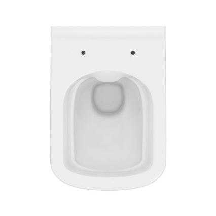 Cersanit S701-405 - Toilettes suspendues avec abattant CITY SQUARE céramique/blanc