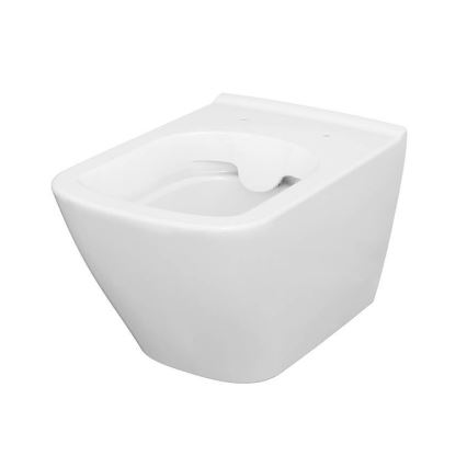 Cersanit S701-405 - Wandtoilet met toiletbril CITY SQUARE keramiek/wit