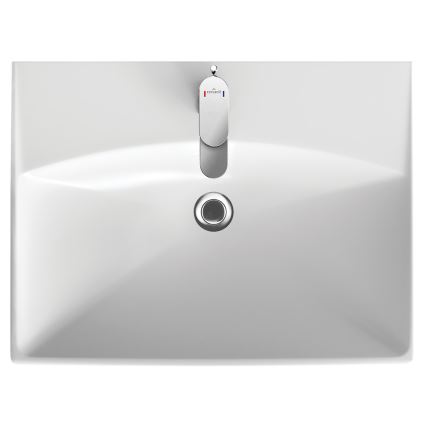 Cersanit S801-142-DSM - Armoire suspendue pour salle de bains avec vasque ELODY PLUS 46x60 cm blanc
