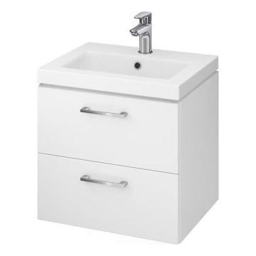 Cersanit S801-146-DSM - Hangende badkamerskast met wastafel ELIS 46x50 cm wit