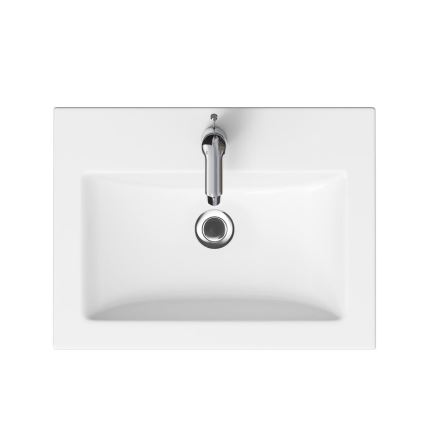 Cersanit S801-147-DSM - Hangende badkamerkast met een kom ELODY 46x60 cm wit