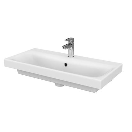 Cersanit S801-221-DSM - Hangende badkamerkast met een kom MEDDIE 62x80 cm glanzend wit