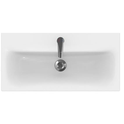 Cersanit S801-221-DSM - Hangende badkamerkast met een kom MEDDIE 62x80 cm glanzend wit
