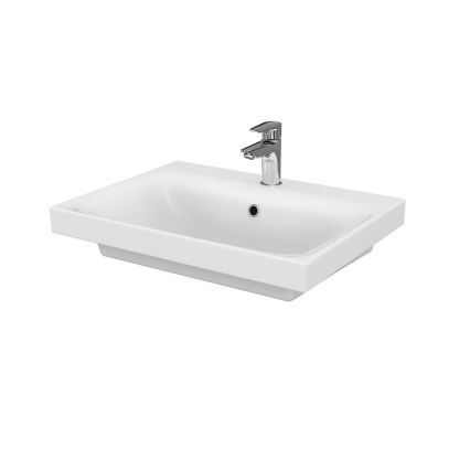 Cersanit S801-223-DSM - Hangende badkamerkast met een kom MEDDIE 62x60 cm glanzend wit