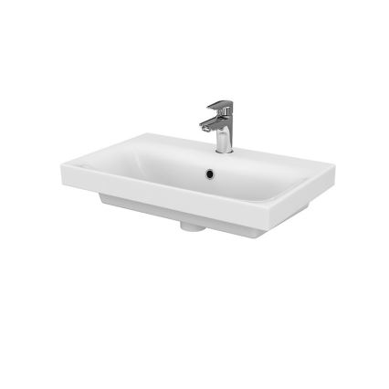 Cersanit S801-227-DSM - Hangende badkamerkast met een kom MEDA SLIM 62x60 cm glanzend wit